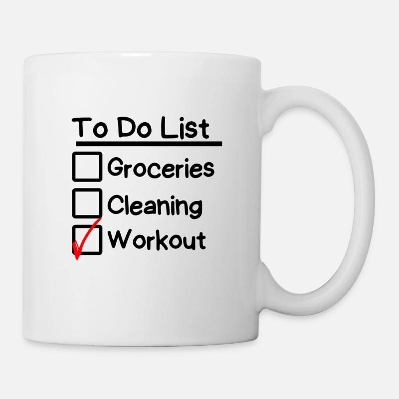To Do List | Gym wear - Mug - white