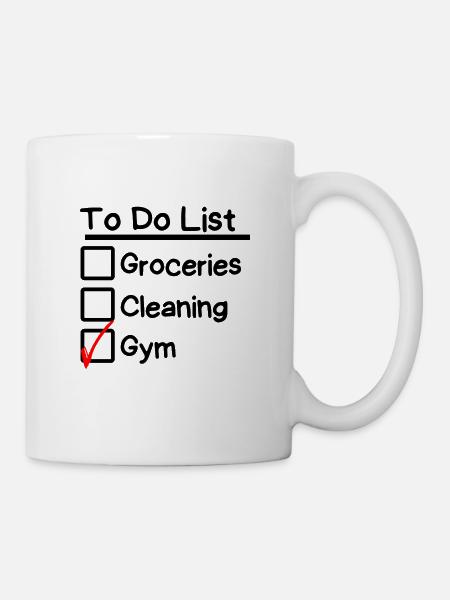 To Do List | Gym wear - Mug - white