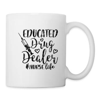 Educated Drug Dealer.png.png - Mug - white - Right