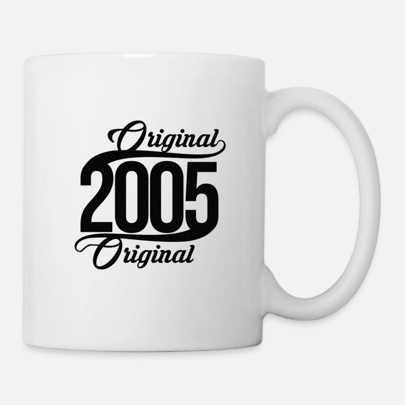 Year 2005 - 18th birthday - Original - Mug - white
