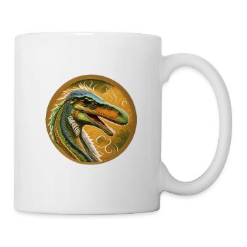 Dinosaure - Mug blanc - blanc - Droite