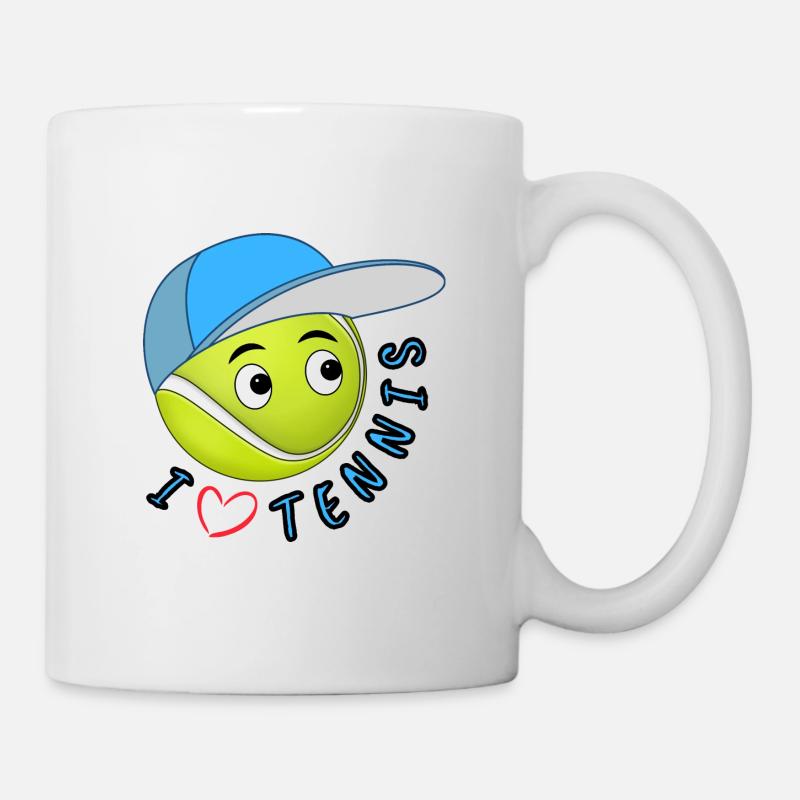 J’adore le tennis - Mug blanc - blanc