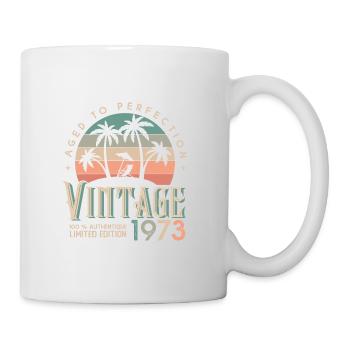 1973 Anniversaire vintage Cadeau 1973 - Mug blanc - blanc - Droite