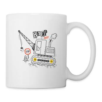 Crane Chantier humour Crane operator - Mug - white - Right