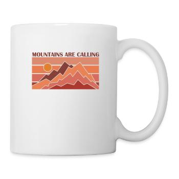 Mountains, Climbers, Nature, Adventure - Mug - white - Right