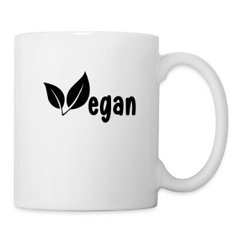 Vegan Plant Based Gesundheit Heilung Detox - Tasse - Weiß - Rechts