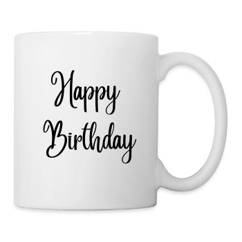 Bon anniversaire - Mug blanc - blanc - Droite