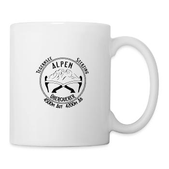 Alpenüberquerer - Tasse - Weiß - Rechts