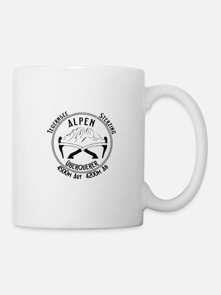 Alpenüberquerer - Tasse - Weiß