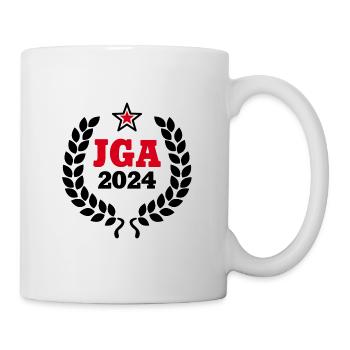JGA 2024 Team Bräutigam - Junggesellenabschied - Tasse - Weiß - Rechts