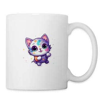 A cute little kitty in space - Mug - white - Right
