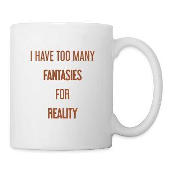 Fantasies for reality - This is where magic is created! - Mug - white - Right