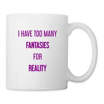 Fantasies for reality - This is where magic is created! - Mug - white - Right