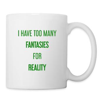 Fantasies for reality - This is where magic is created! - Mug - white - Right