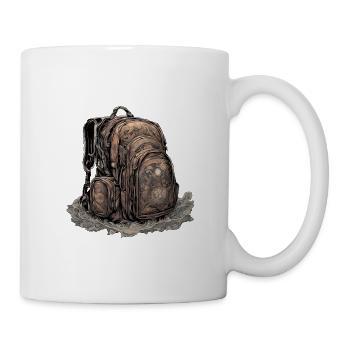 Backpack / Outdoor / Travel / Adventure / Hiking - Mug - white - Right
