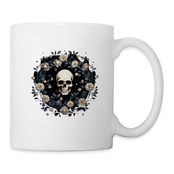 Skull Garden Rings - Mug - white - Right