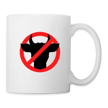 Transport d’animaux Vache Veaux Vaches - Mug blanc - blanc - Droite