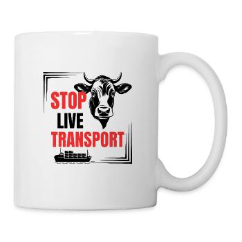 Animal transport Calves Cattle Cow Cows - Mug - white - Right