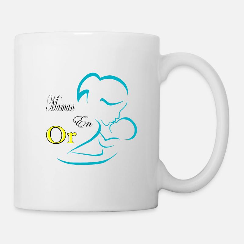 Maman en or - Mug blanc - blanc