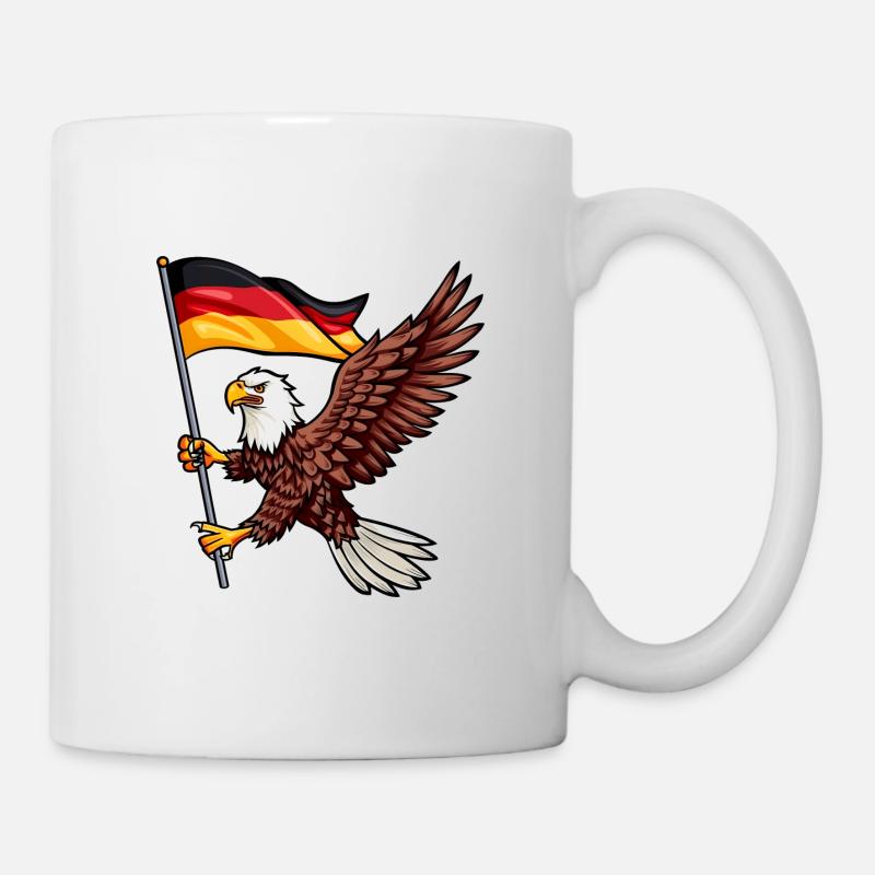 Deutschland Adler Germany Flag Eagle - Tasse - Weiß