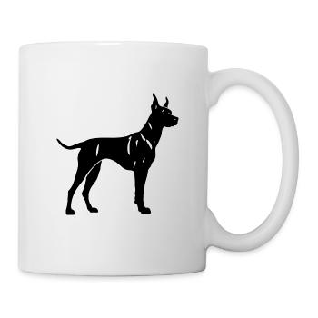 Doberman Dog - Mug - white - Right