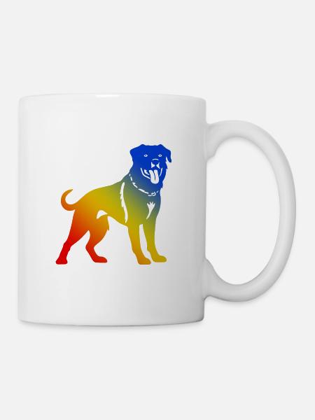 Rottweiler Hund - Tasse - Weiß