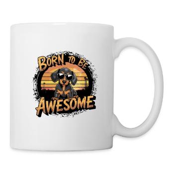 Adorable Dachshund Dog Design - Mug - white - Right