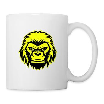 Gorilla Head Portrait Icon - Mug - white - Right