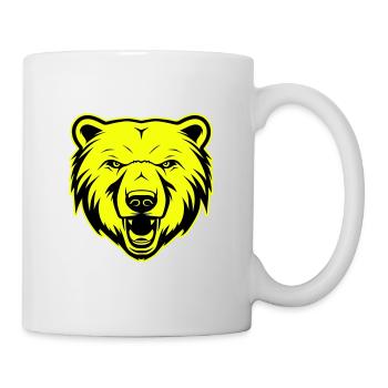 Polar Bear Head Portrait Animal Polar Bear Symbol - Mug - white - Right