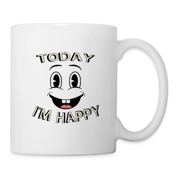 Happy Day Positivité et bonne humeur Inspirant - Mug blanc - blanc - Droite