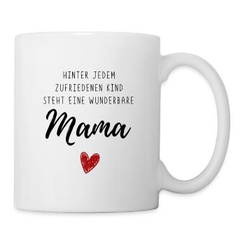 Derrière chaque enfant heureux - une maman merveilleuse - Mug blanc - blanc - Droite