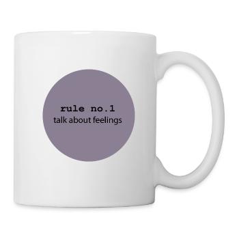 talk about feelings 5 - Mug - white - Right