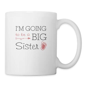 Je vais être une grande soeur - Big Sister - Mug blanc - blanc - Droite