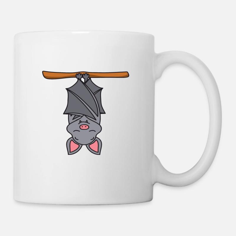 Fledermaus - Tasse - Weiß