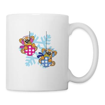 Weihnachtsmotiv - Tasse - Weiß - Rechts