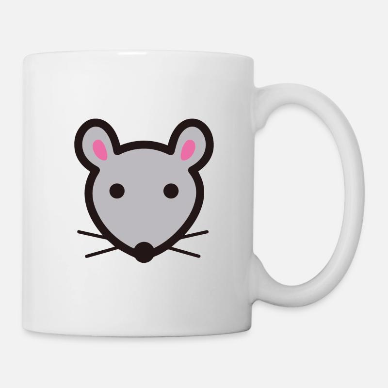 Une souris Kawaii - Mug blanc - blanc