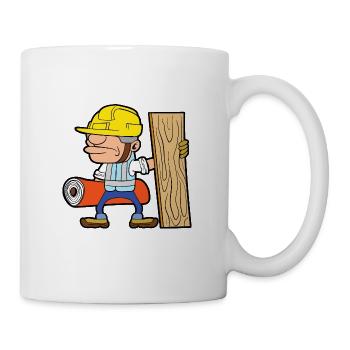 Parquet layers - Mug - white - Right