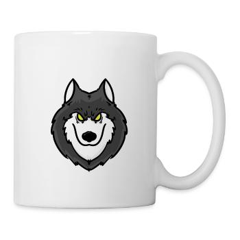Wolf Raubtier Alpha Rudel Beute Geschenk Idee Wild - Tasse - Weiß - Rechts