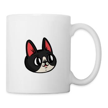 Cartoon cartoon cat kitten kitty pet - Mug - white - Right