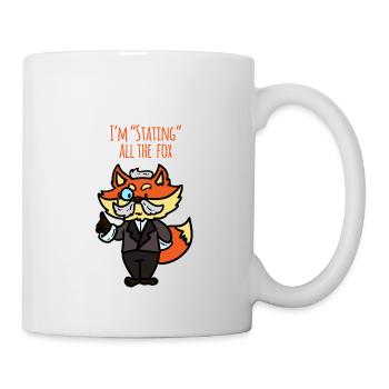 Fox Animal Zoo Wild Animal Fur Wilderness Gift Idea - Mug - white - Right