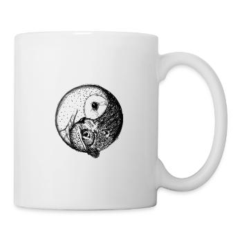 Owl and Owl - Tasse - Weiß - Rechts