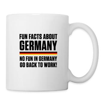 GERMANY FUN FACTS - Mug blanc - blanc - Droite