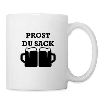 prost du sack - Tasse - Weiß - Rechts