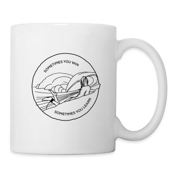 Parfois tu gagnes, parfois tu apprends - Mug blanc - blanc - Droite