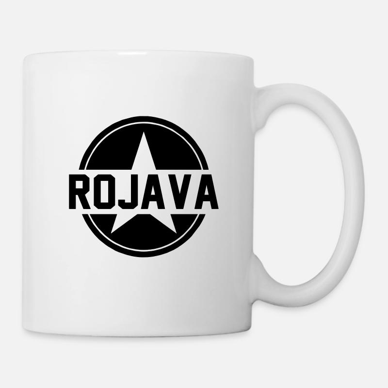 rojava kurdistan - Mug blanc - blanc