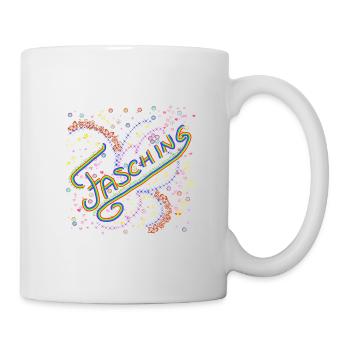 Fasching - Tasse - Weiß - Rechts