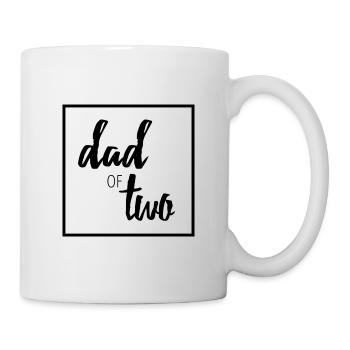 Dad of two - Mug - white - Right