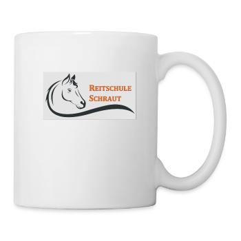 Reitschule Schraut Logo - Tasse - Weiß - Rechts
