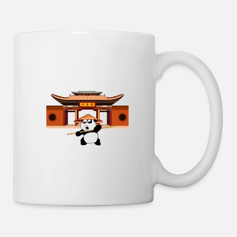 Panda Kung Fu - Tasse - Weiß