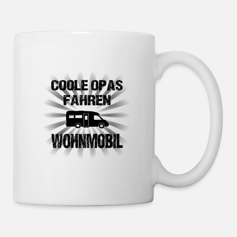 Camping - Tasse - Weiß